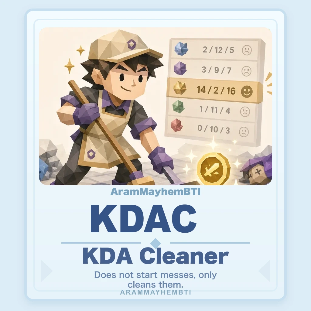 KDA Cleaner あなたの結果