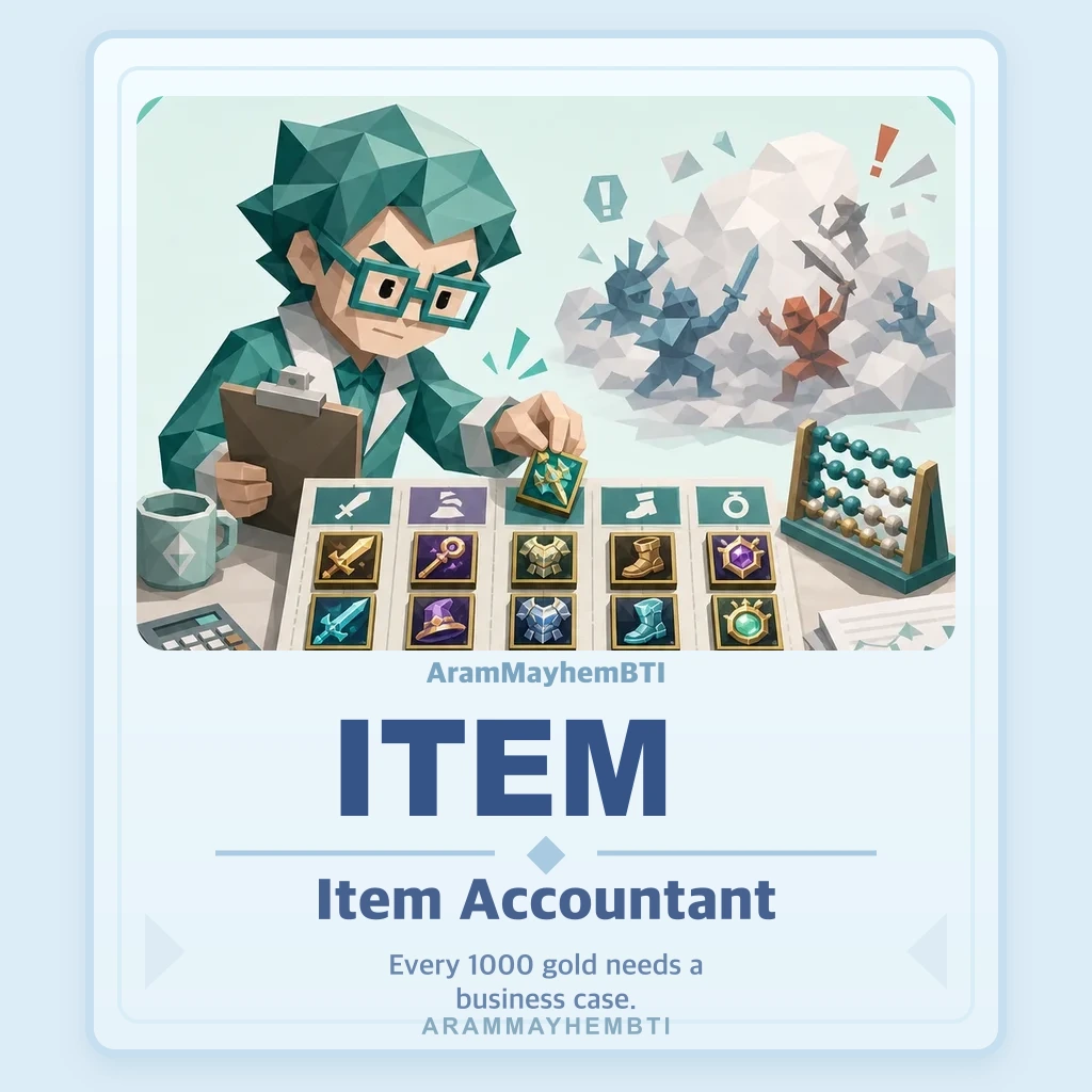 Item Accountant 나의 결과