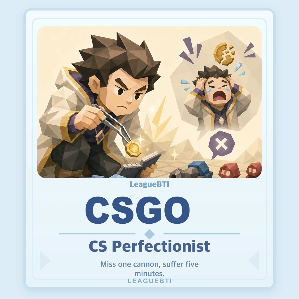 CS Perfectionist 나의 결과
