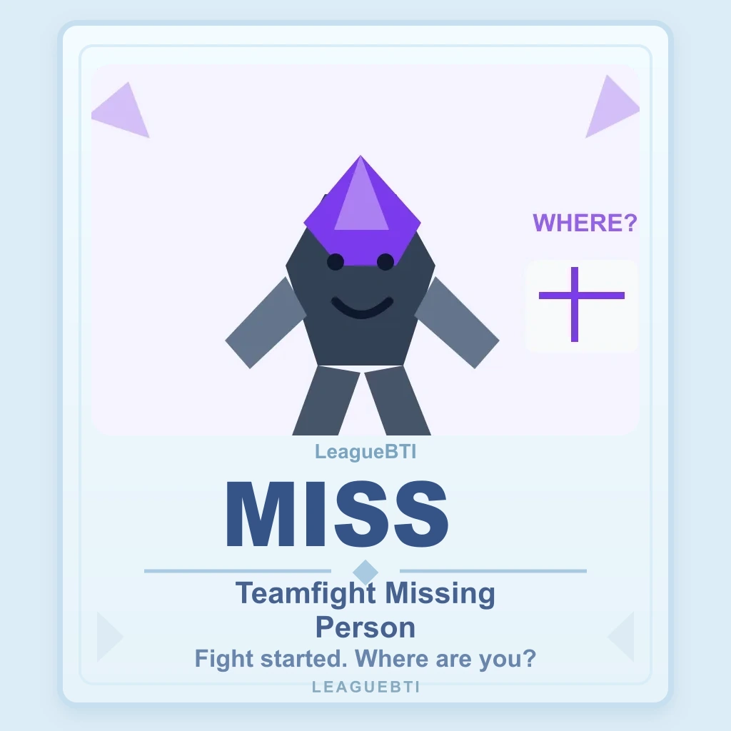 Teamfight Missing Person Kết quả của bạn
