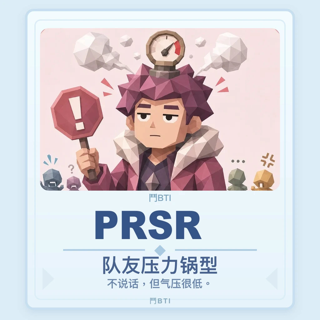 队友压力锅型 你的結果