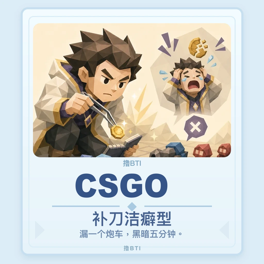 补刀洁癖型 你的結果