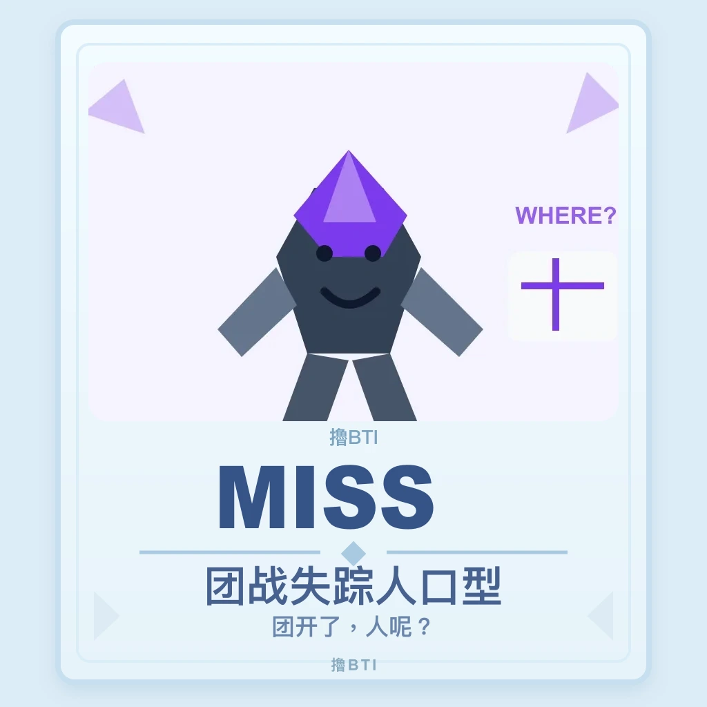 团战失踪人口型 你的結果